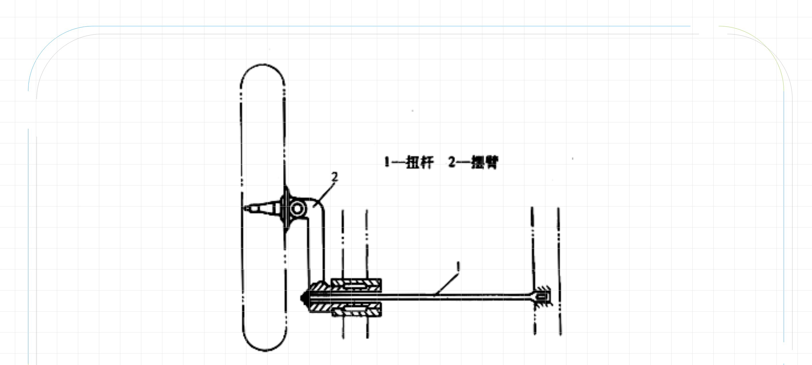 汽車(chē)密封件中的彈性元件之扭桿彈簧結(jié)構(gòu)圖