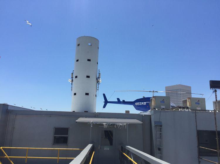 釆油勘探、鉆井平臺中：特殊、緊急狀態(tài)下專用的直升機