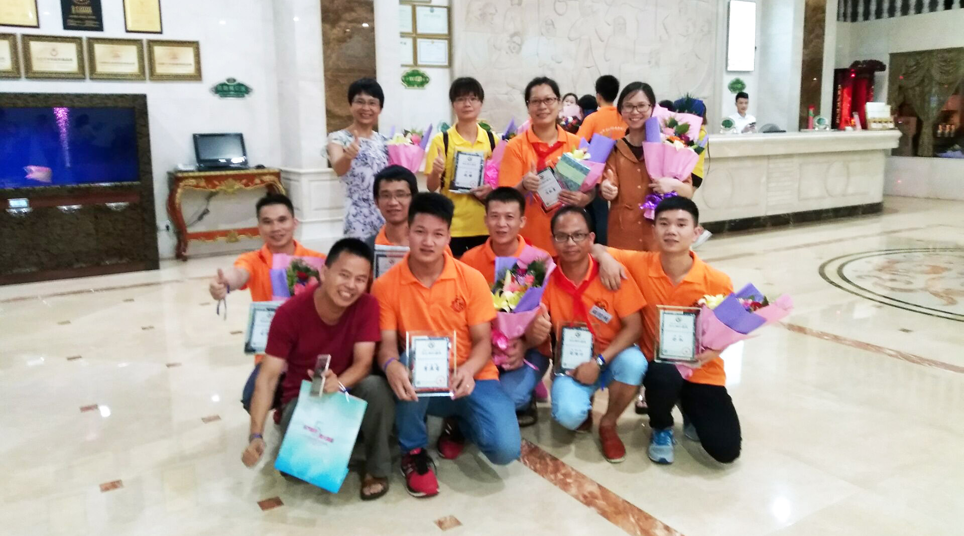 高效執(zhí)行管理團隊東晟人合照