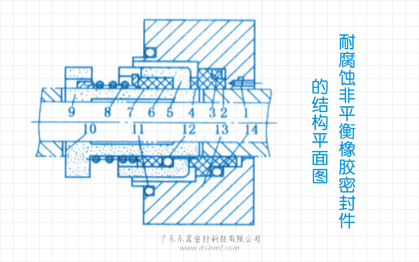 耐腐蝕橡膠油封的結(jié)構(gòu)平面圖