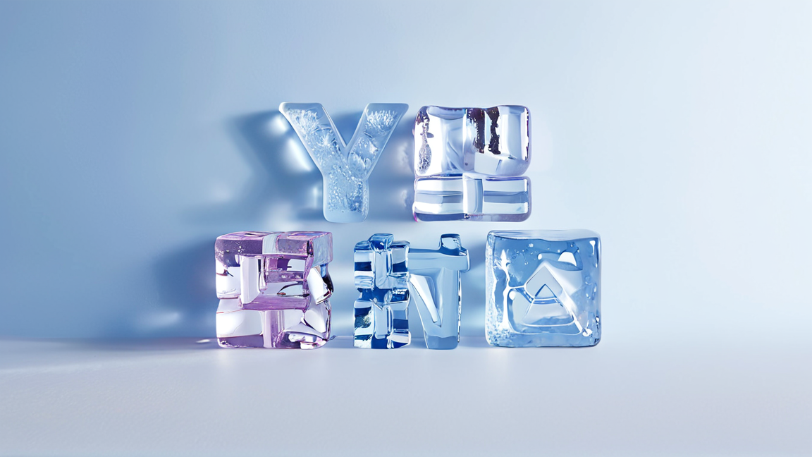 1-Y型密封圈結(jié)冰效果字海報1