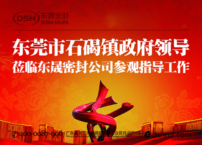 東莞市石碣鎮(zhèn)政府領(lǐng)導(dǎo)一行蒞臨東晟密封公司總部參觀指導(dǎo)工作