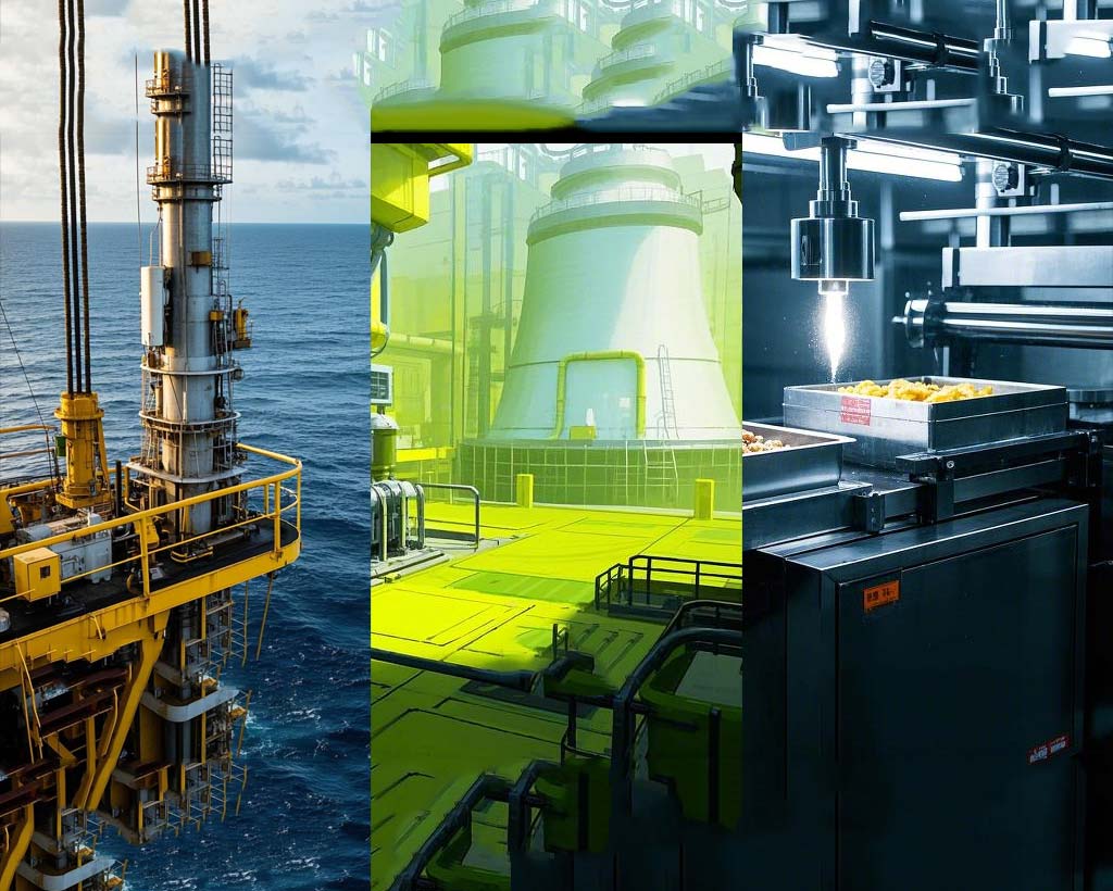 食品機(jī)械到核電設(shè)備案例丨O形密封圈材料及介質(zhì)指南！