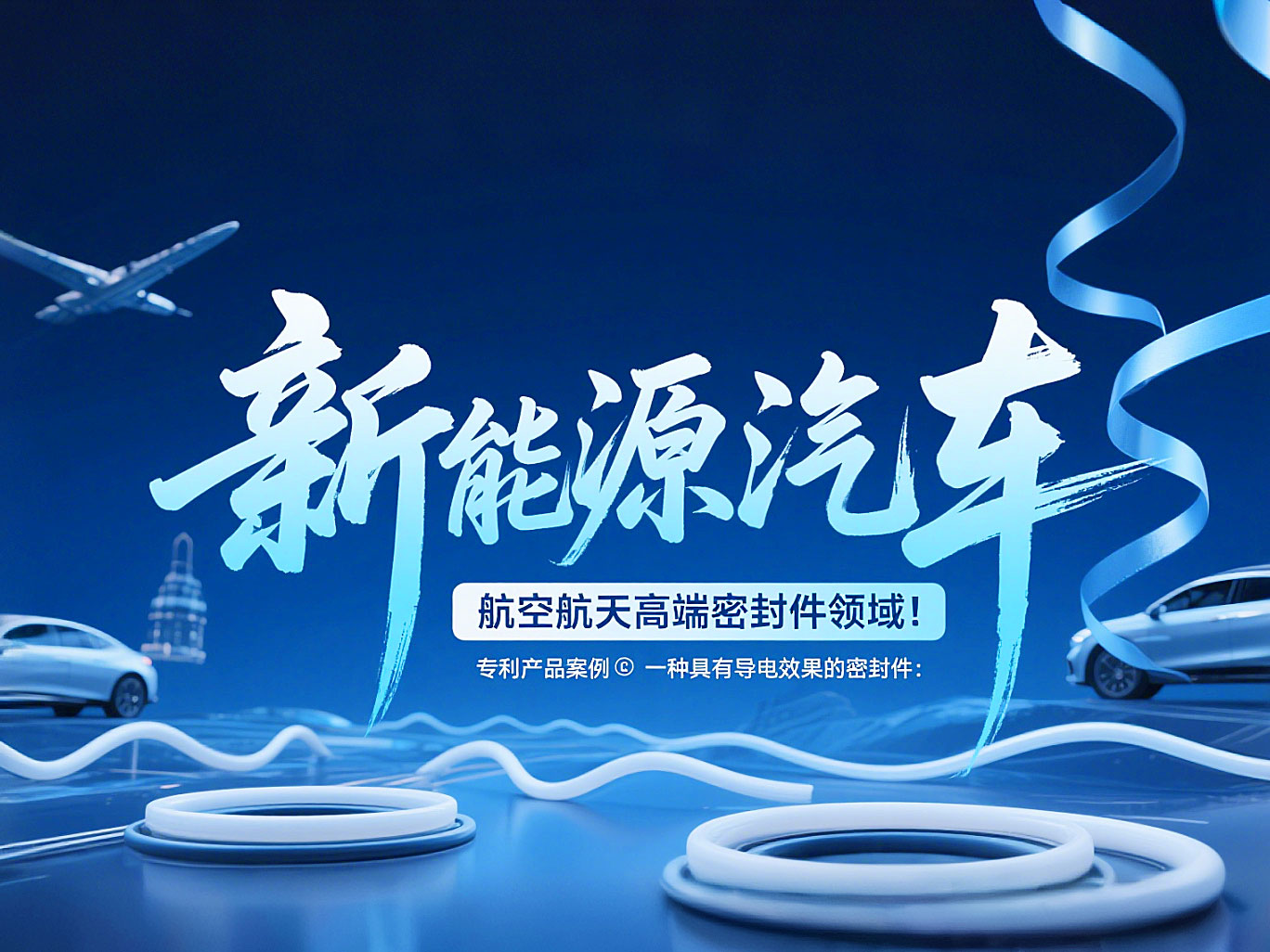 專(zhuān)利產(chǎn)品案例 ? 一種具有導(dǎo)電效果的密封件：新能源汽車(chē)+航空航天高端領(lǐng)域！