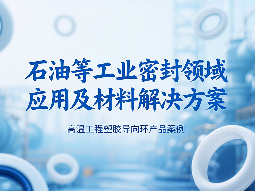 ?高溫工程塑膠導(dǎo)向環(huán)產(chǎn)品案例 ? 石油等工業(yè)密封領(lǐng)域應(yīng)用及材料解決方案！?