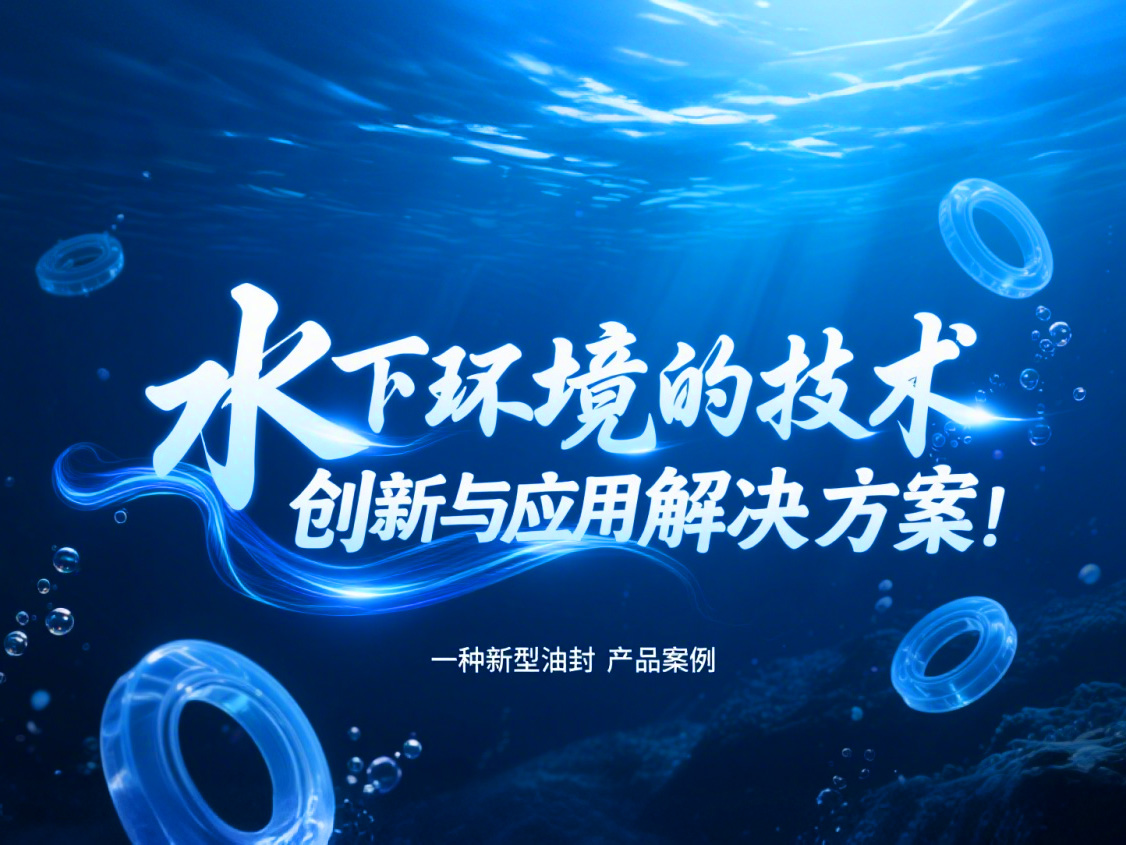 一種新型油封產(chǎn)品案例 ? 水下環(huán)境的技術(shù)創(chuàng)新與應用解決方案！