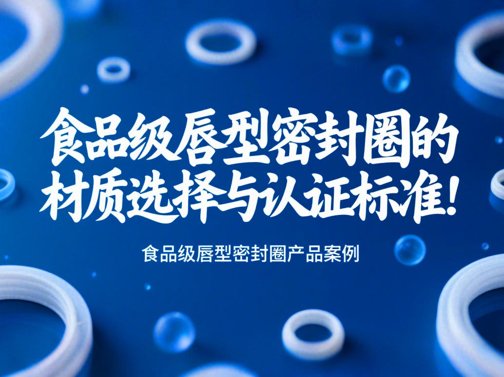 食品級唇型密封圈的材質選擇與認證標準!