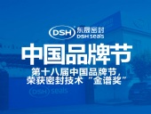 東晟密封件閃耀2024第十八屆中國品牌節(jié)，榮獲密封技術“金譜獎”